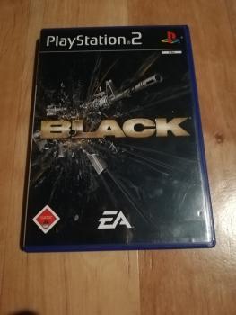 Black Playstation 2 komplett mit Anleitung SLES 53886 USK ab 18 Jahren (kleines USK 18 Symbol)